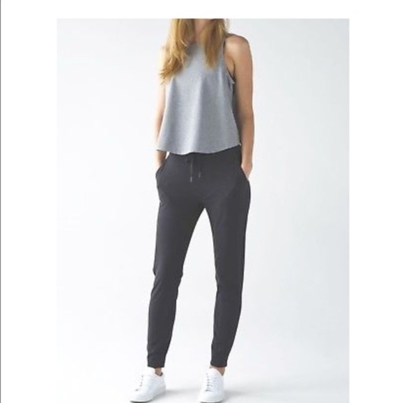 lululemon athletica Pants - Lululemon Dropt pant 4 dark grey